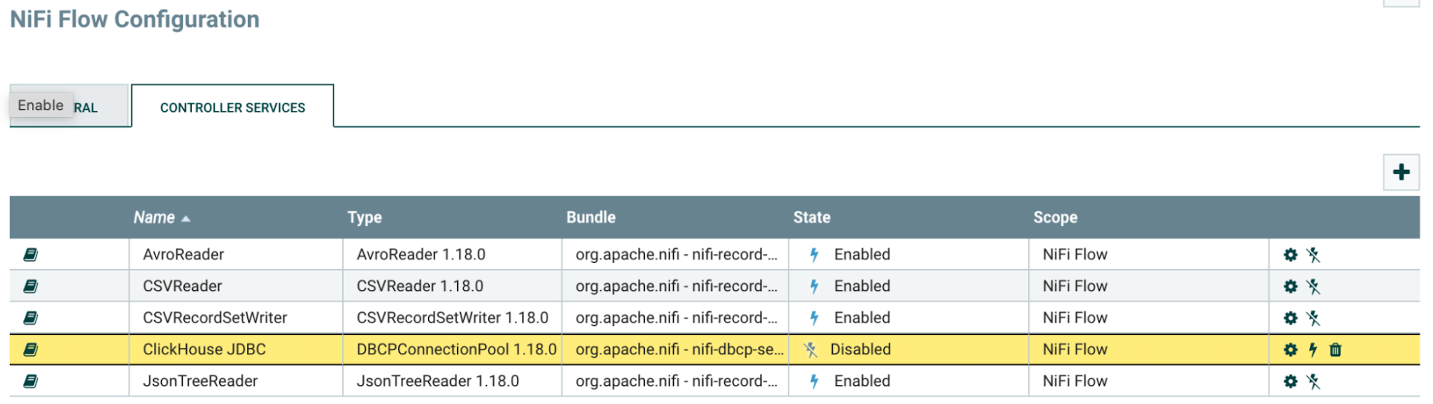 NiFi Flow Configuration